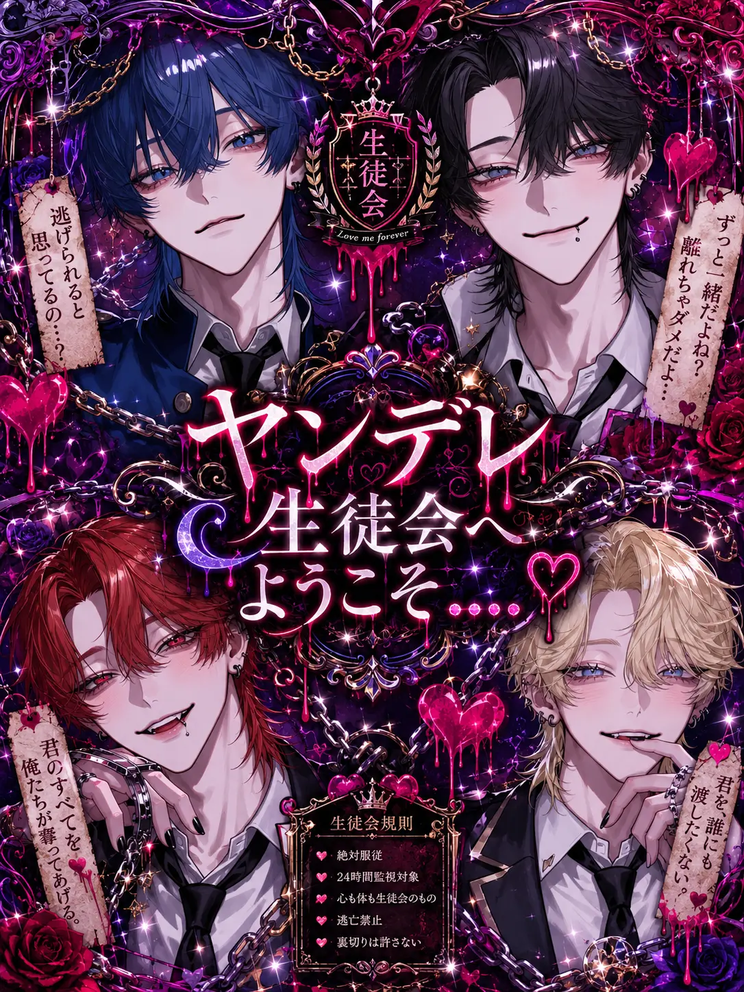 yu_.n18의 ヤンデレ生徒会へようこそ....♡