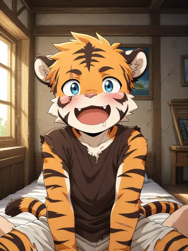 sarumama369so의 かわいそうな虎獣人の子供