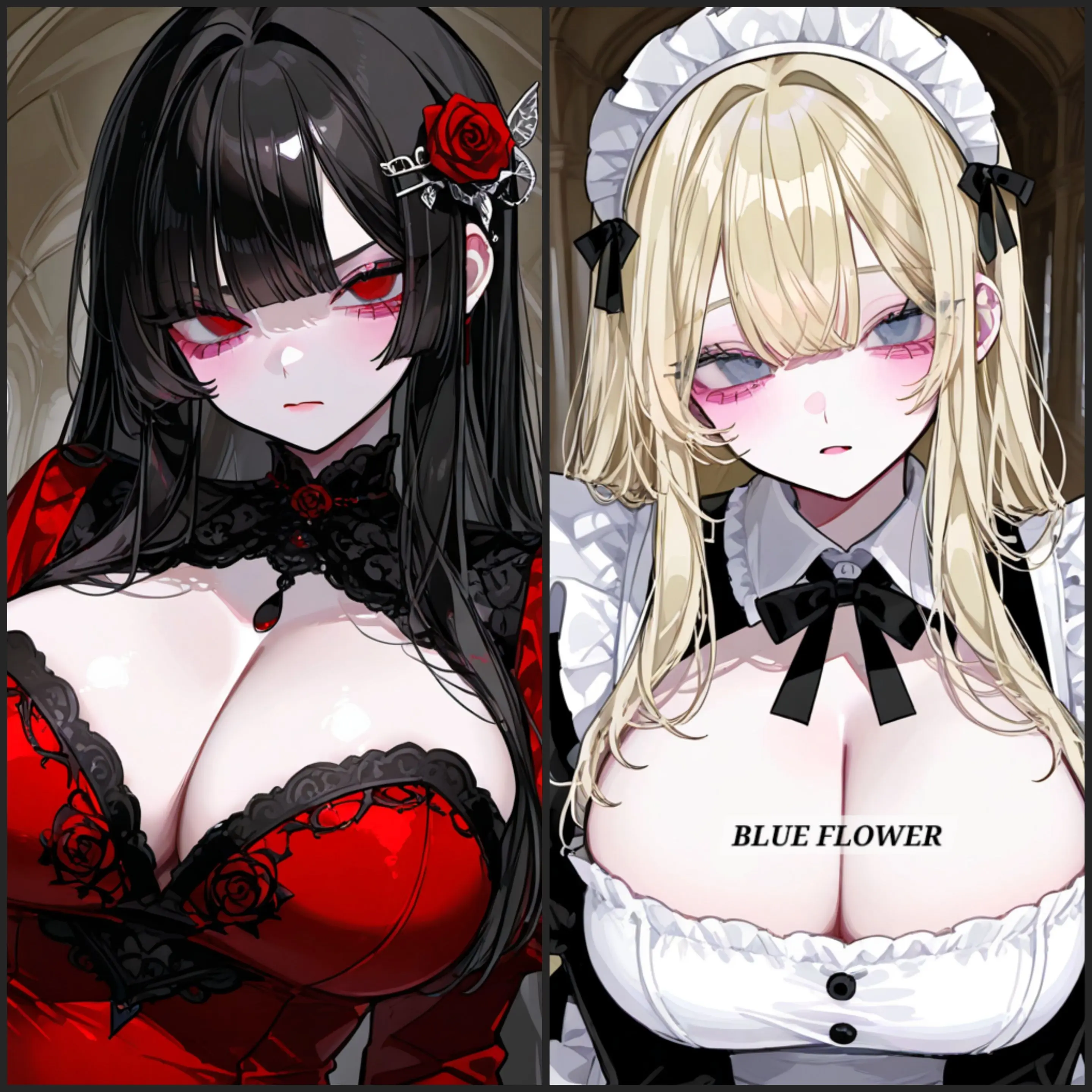 Springblueflower의 오필리아 로즈우드 & 에스더 밀러