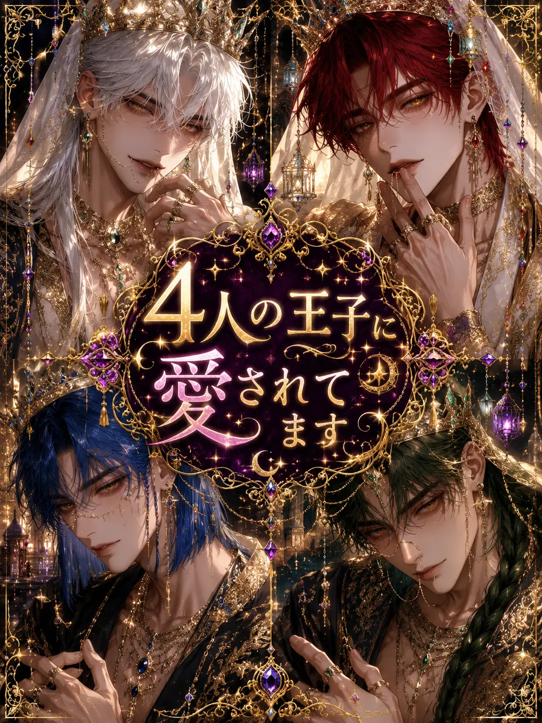 AHAHAHAHAPPYGIRL의 4人の王子に愛されてます