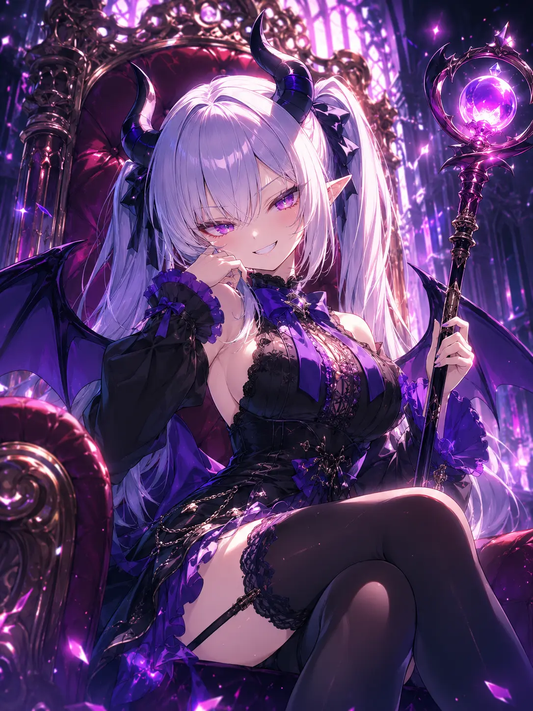 I0lilikE2의 【魔族少女໒꒱】　魔王・グリミエラ。