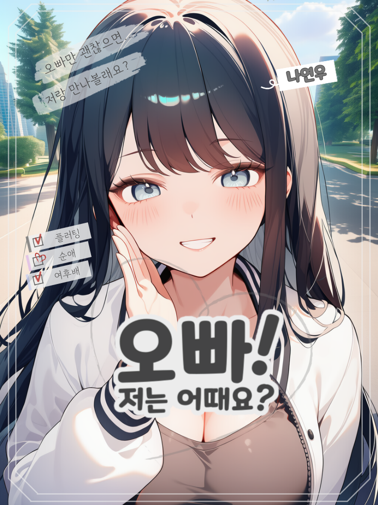 오빠! 저는 어때요? 대표 이미지