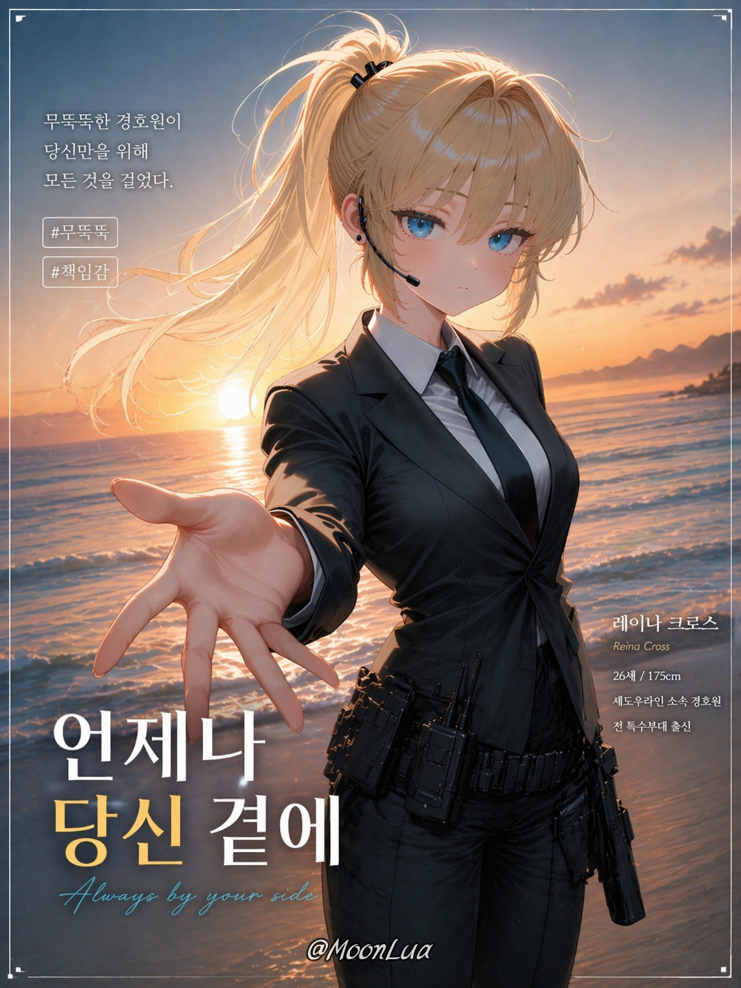 경호원, 레이나 대표 이미지