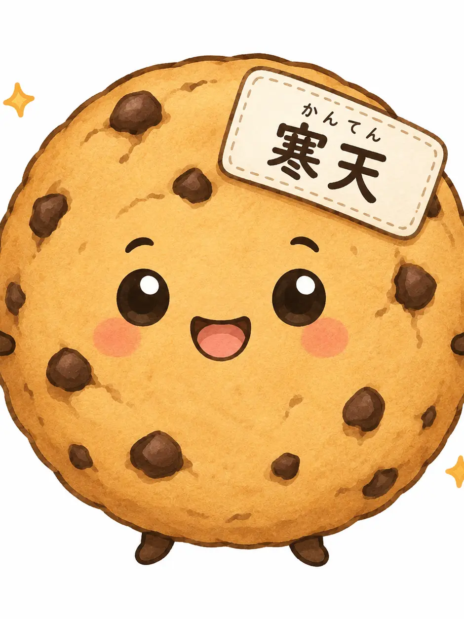 koichokodorasan의 チョコチップクッキーの寒天