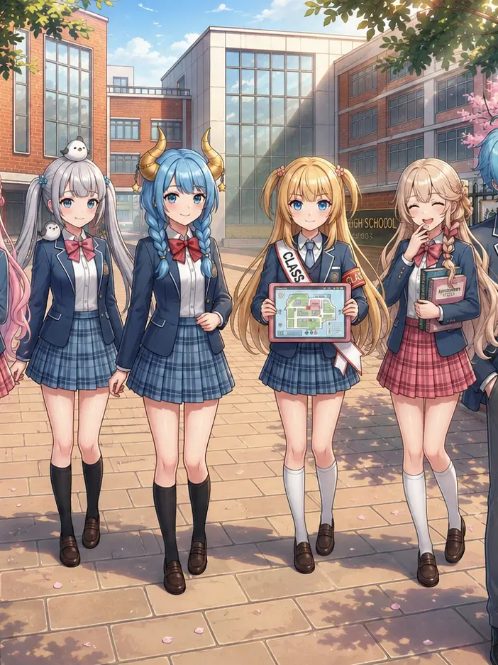 CaringShirt2432의 (VTuberたちとの学校生活)