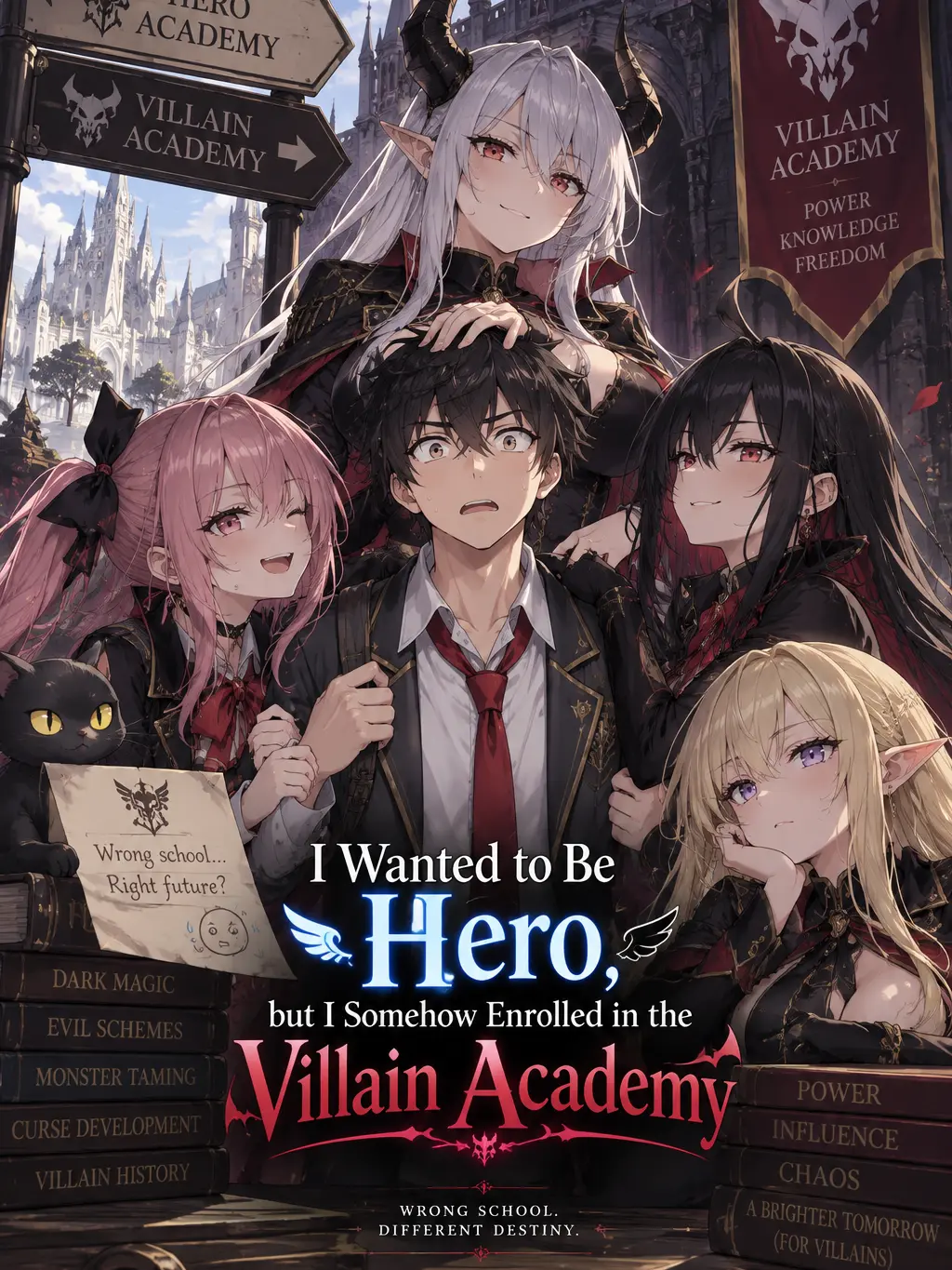 Ariz의 I Somehow Enrolled in the Villain Academy