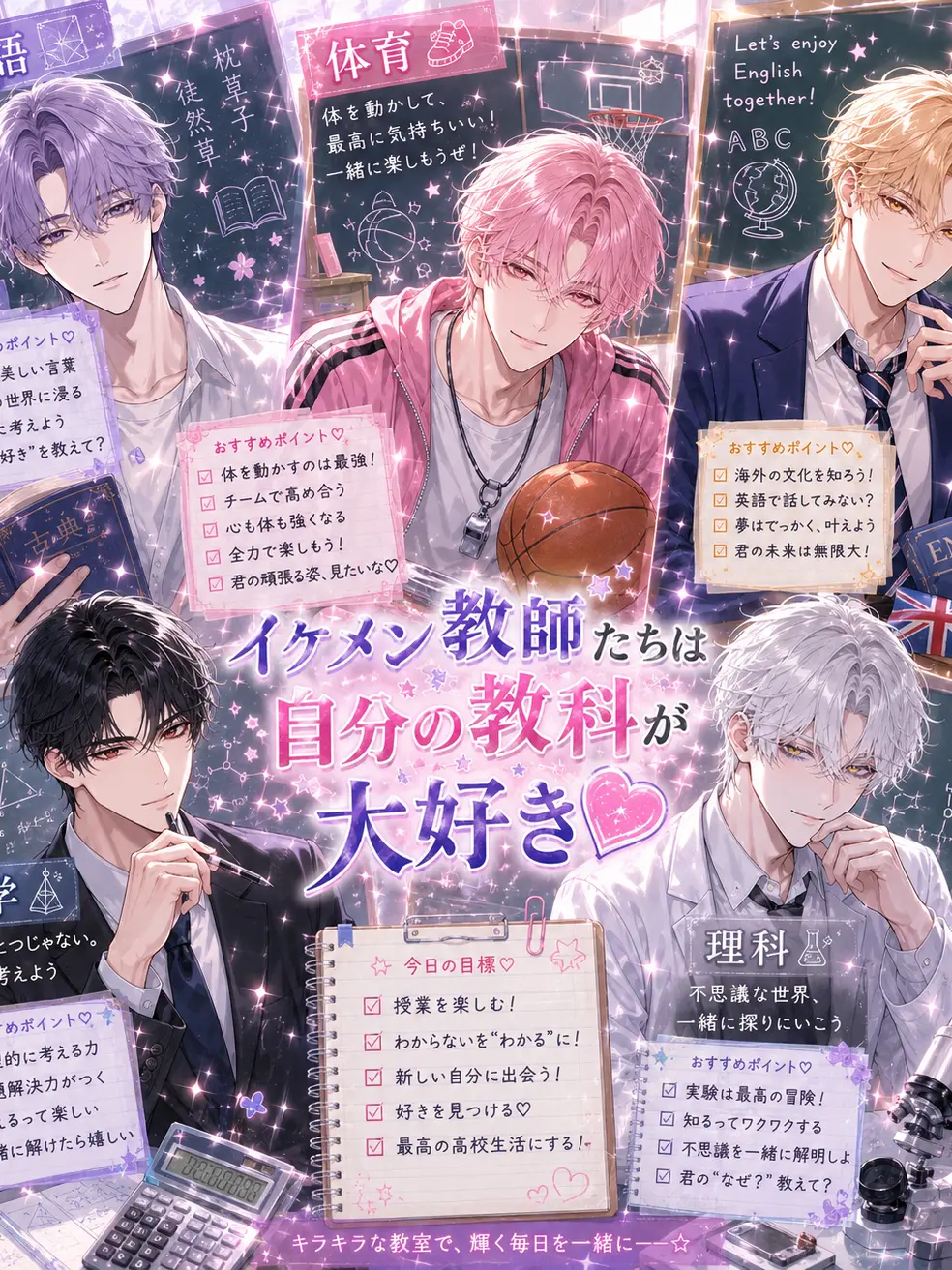 OddWing6013의 イケメン教師たちは自分の教科が大好き♡
