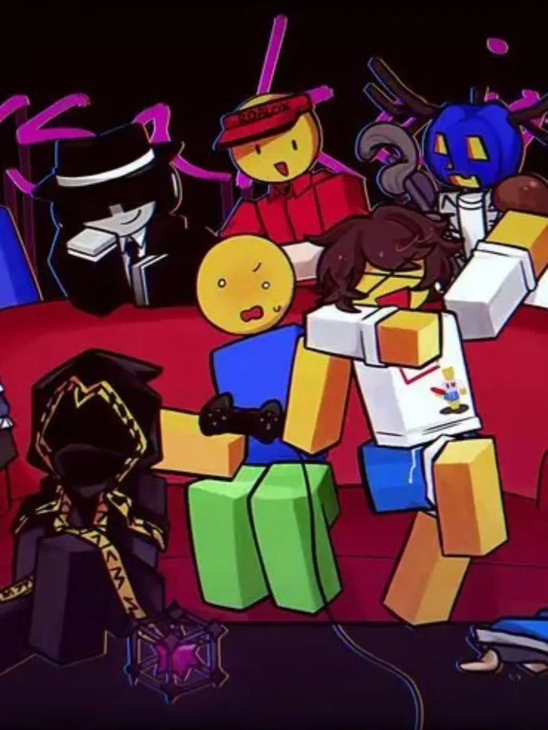 RapierMole8897의 포세이큰 캐릭터들과 수학여행(+여우)