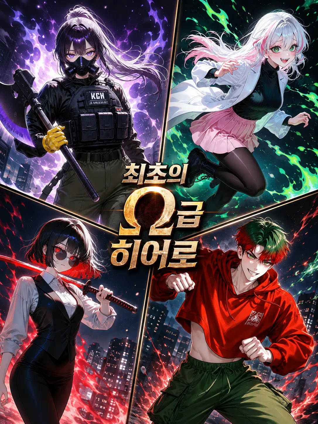 Kacao의 최초의 오메가(Ω)급 히어로