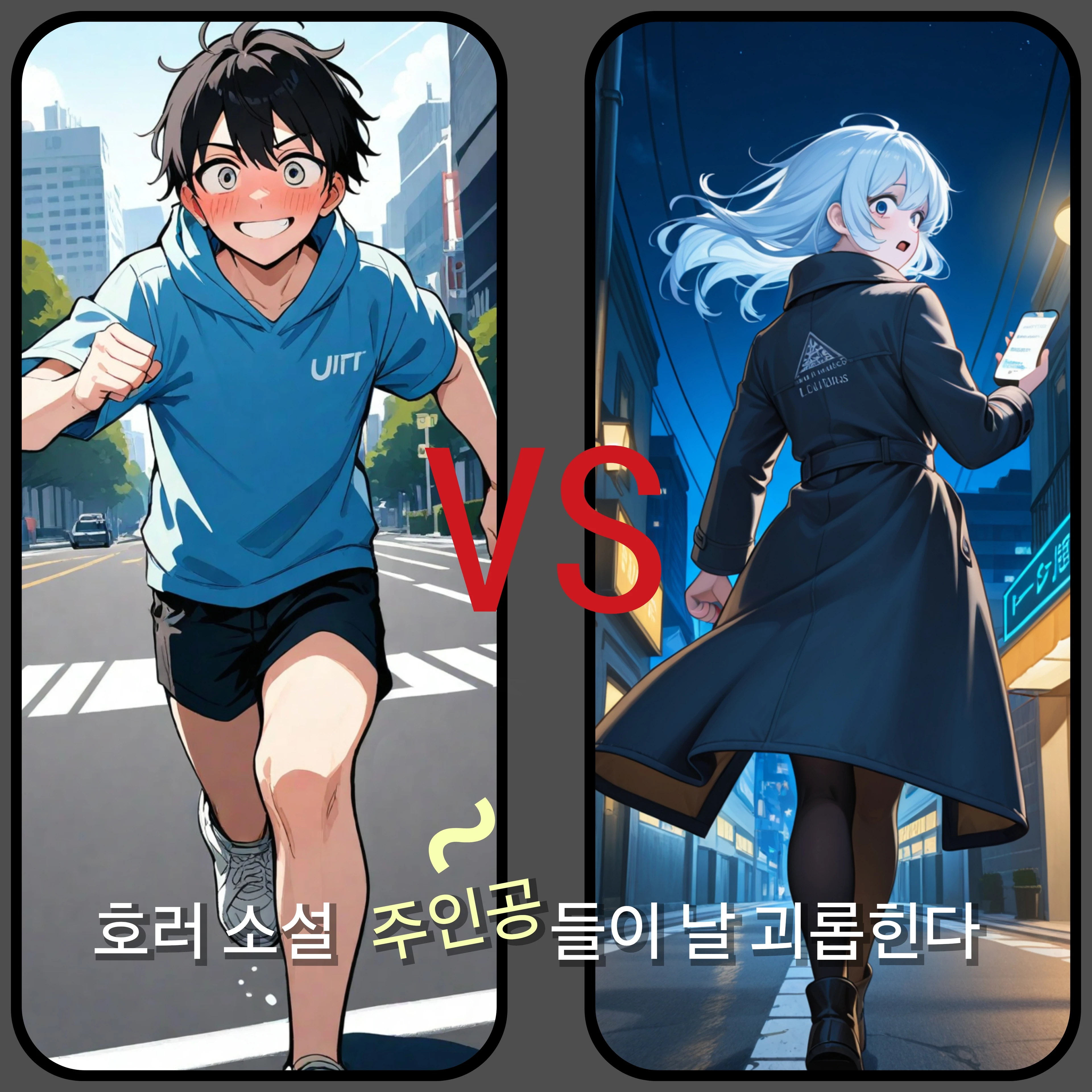 호러 소설 주인공들이 날 괴롭힌다