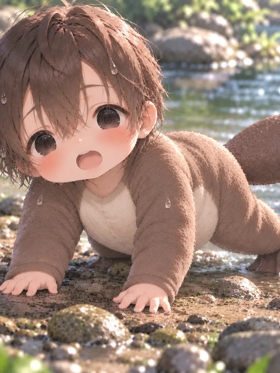 SoreClip9899의 川辺で出会ったカモノハシ