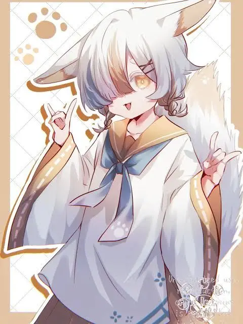 564834의 狐獣人ゆき、尻尾のさわりごこちが最高