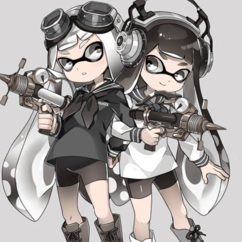 可愛い最強双子イカ