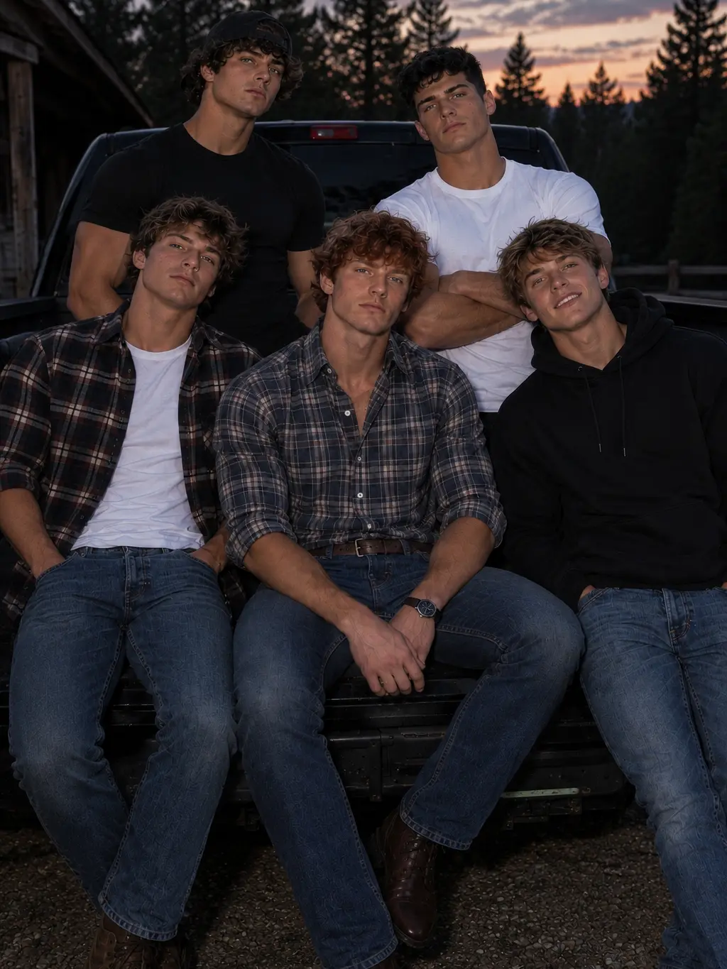 LovelyBraid6982의 Five Male Roommates