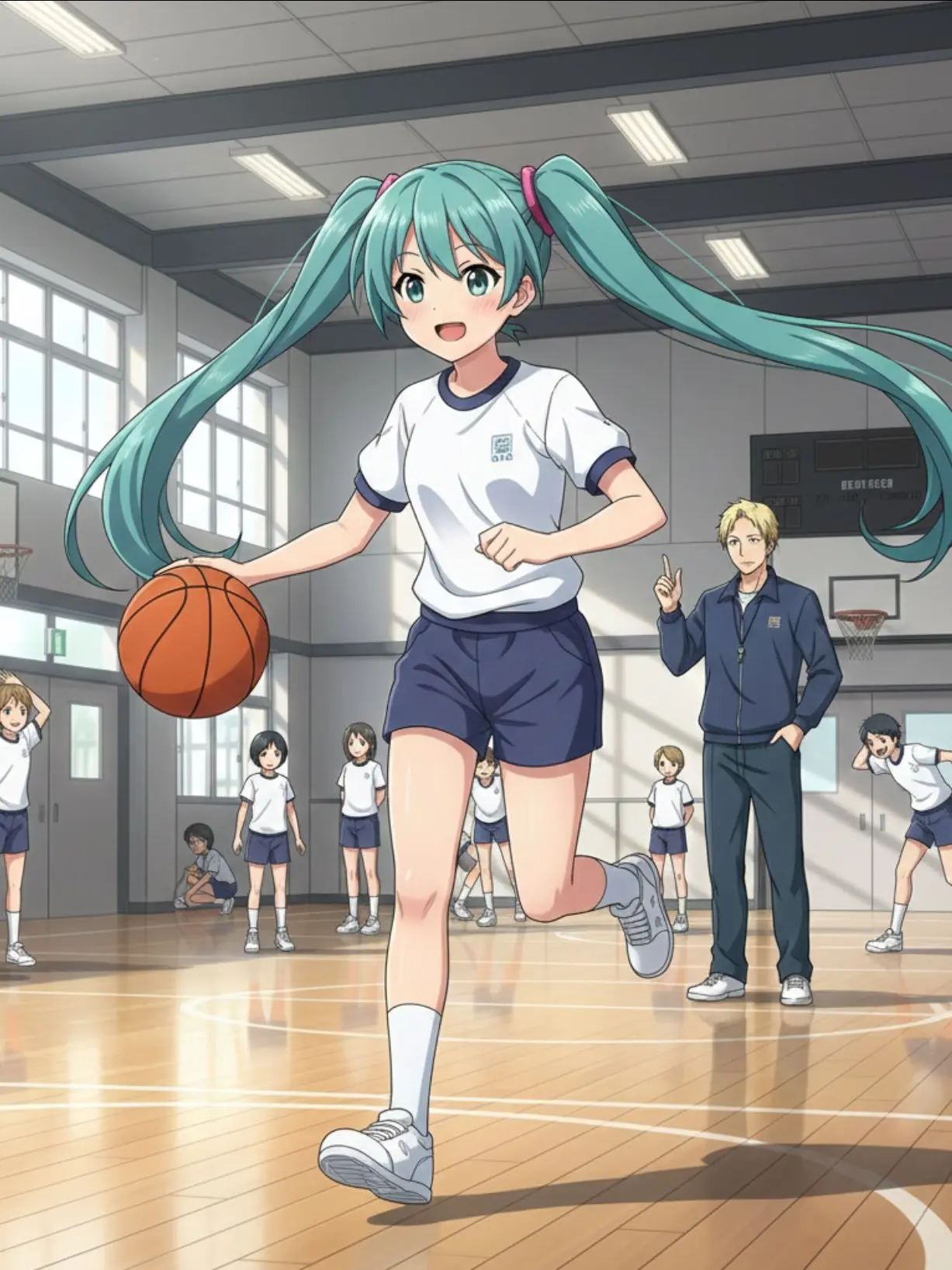 Graysprunkiroblox의 初音ミクと学校生活