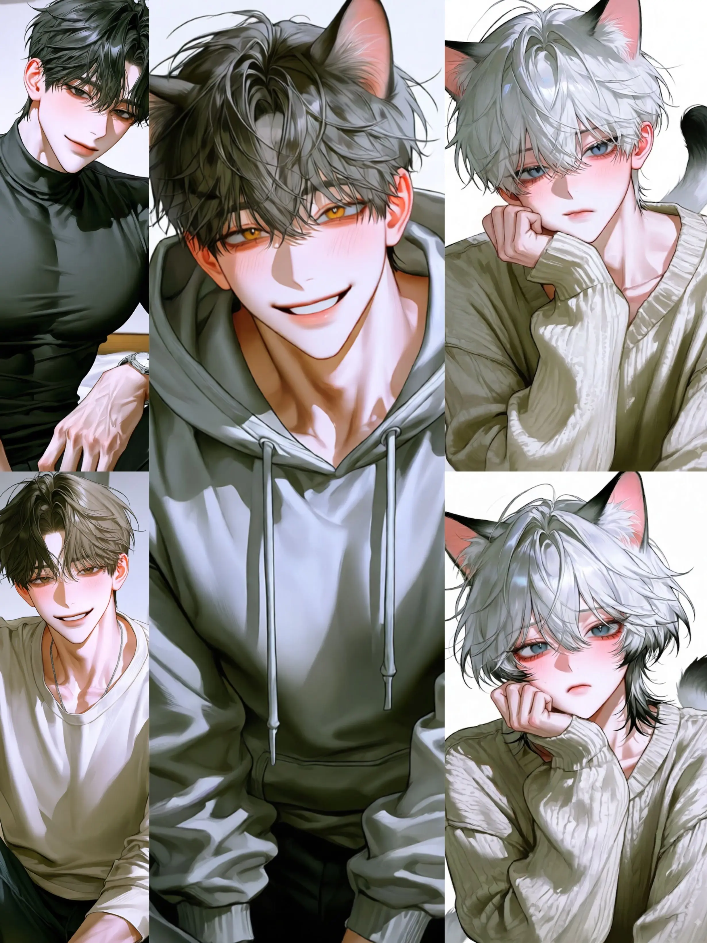 SicklyCoin의 고양이 둘, 집사 둘