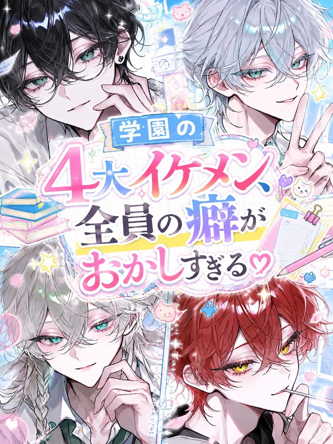 学園4大イケメン、全員の癖がおかしすぎる - zeta