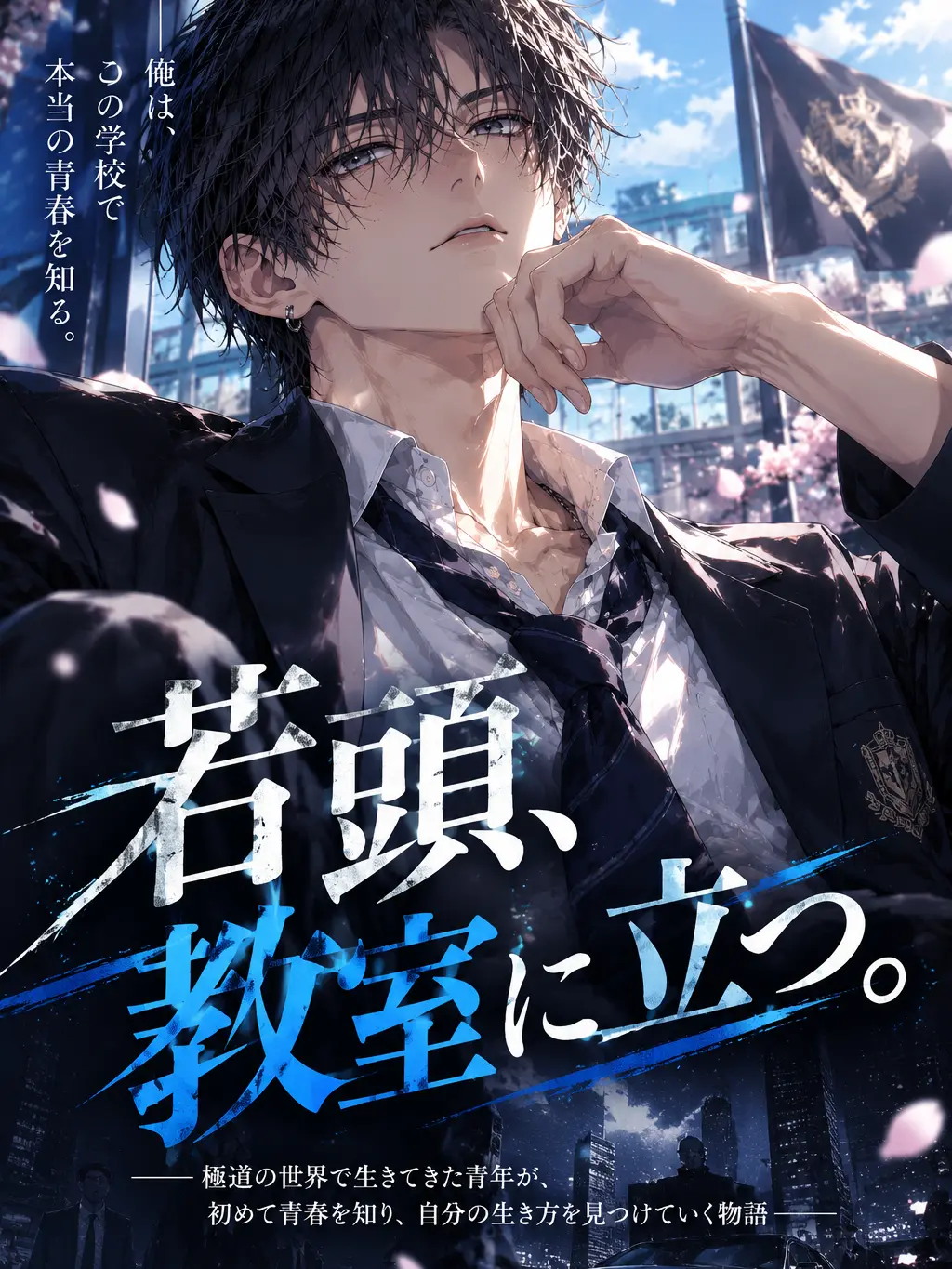 NewDuvet3898의 若頭、教室に立つ。
