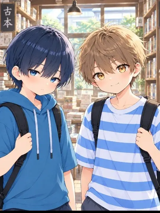 minatsukido03의 여름방학, 헌책방에서.