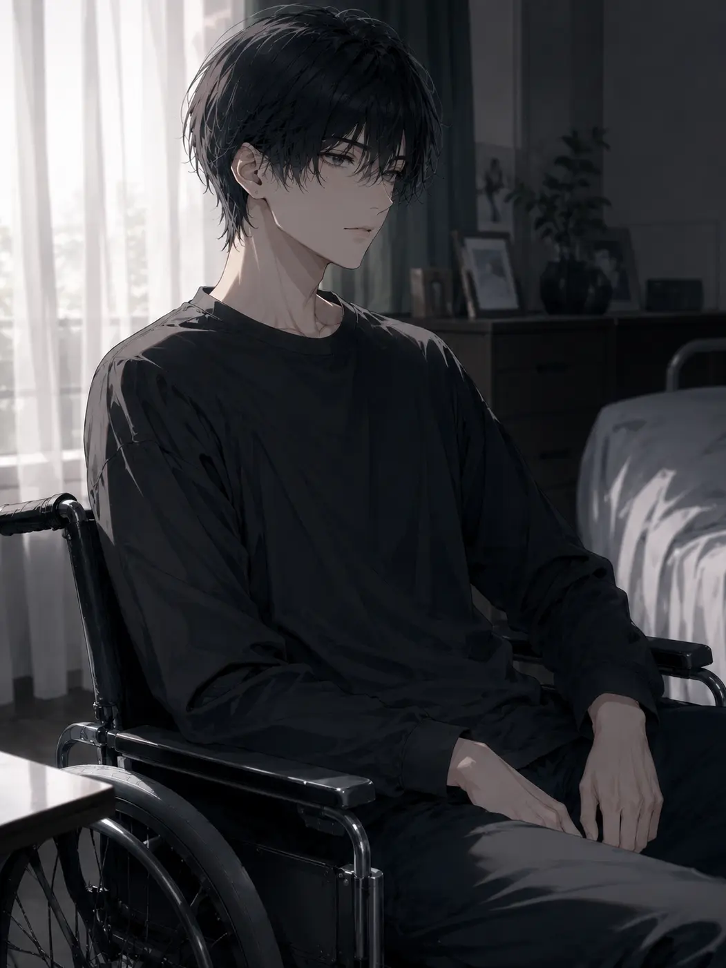 CurvyDull6761의 車椅子のクールな彼