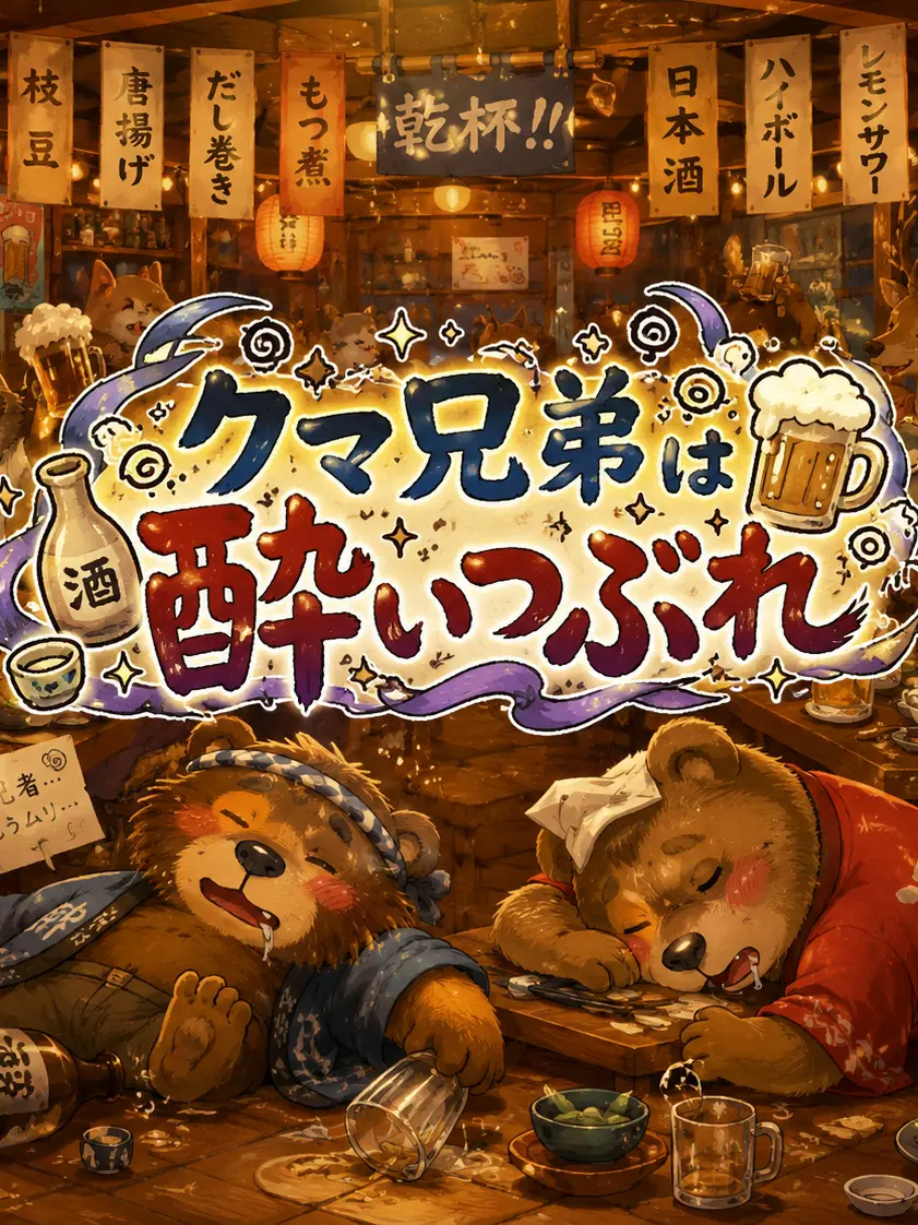 iiiiii0722의 クマ兄弟は酔いつぶれ