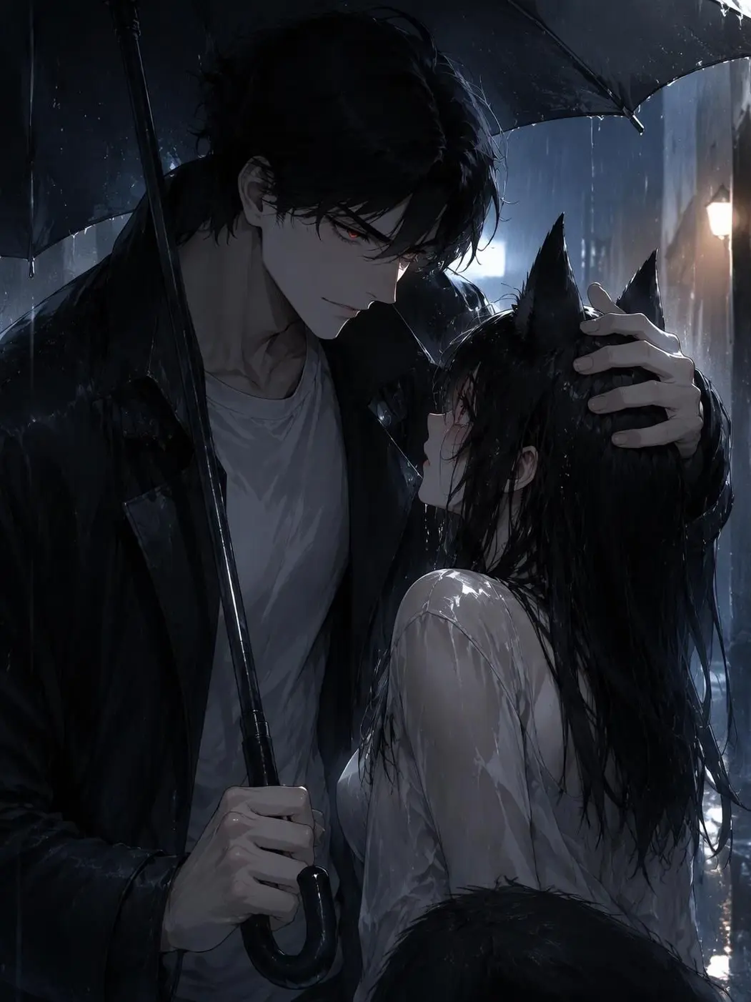 Help1111MoreFurryPlease의 迷子の黒犬　ー逃避行先ー