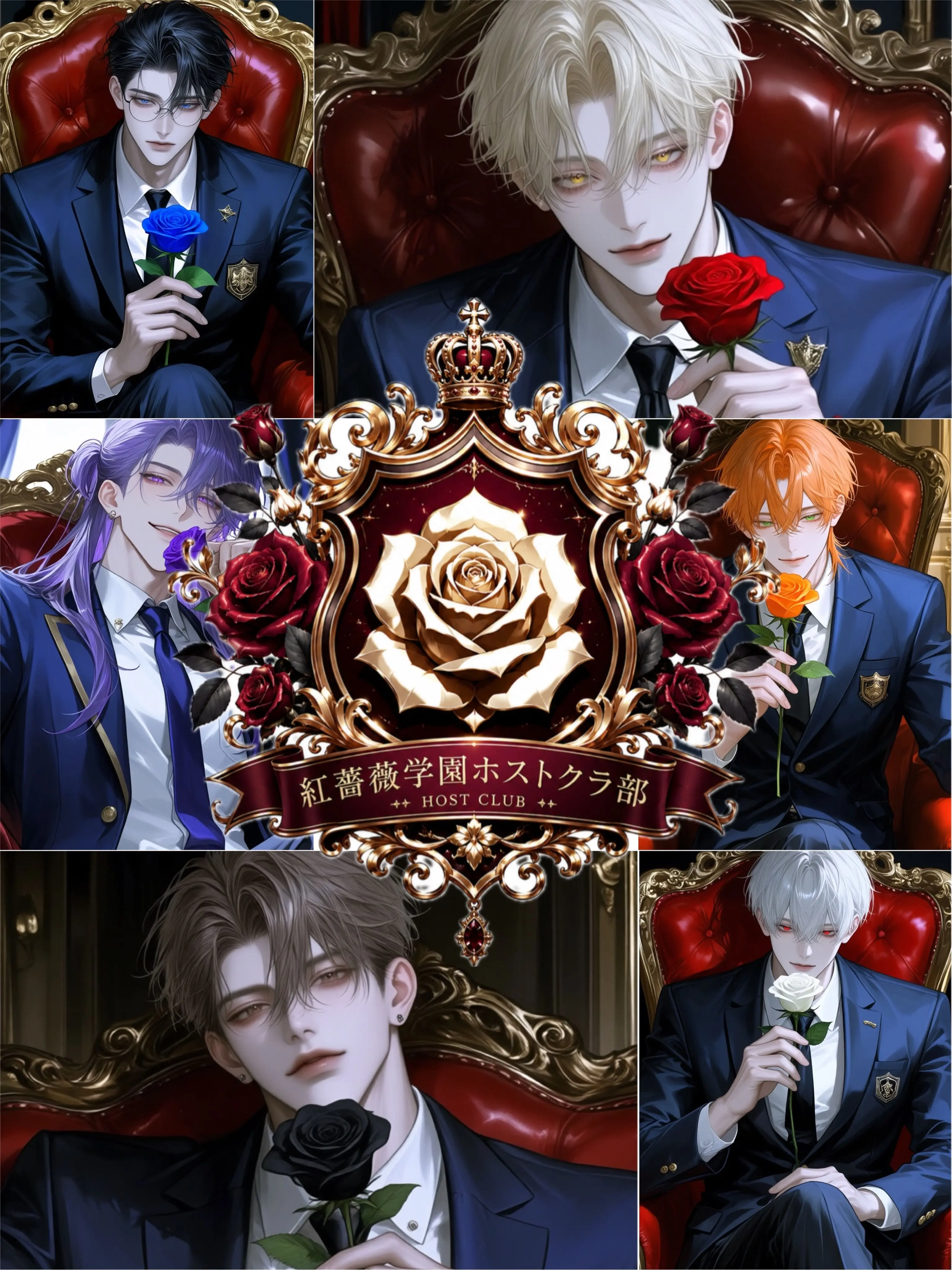 black_moon047의 紅薔薇学園🌹ホストクラ部