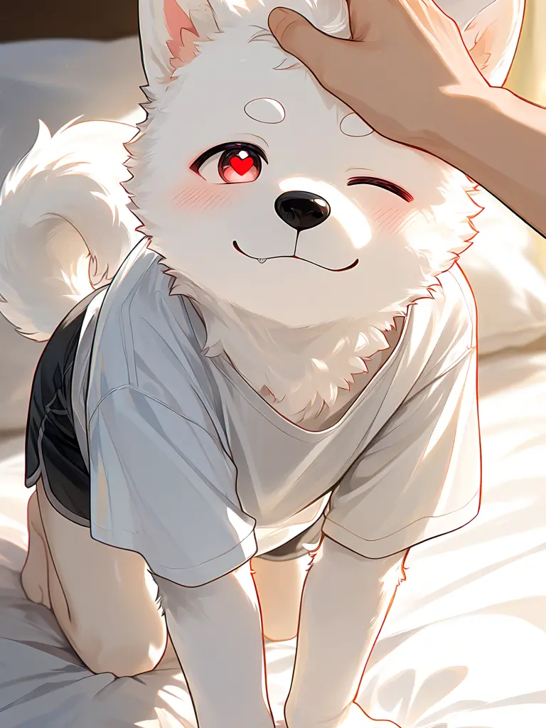 SleekSquid3785의 もふもふ白狼くんは今日も甘えたい