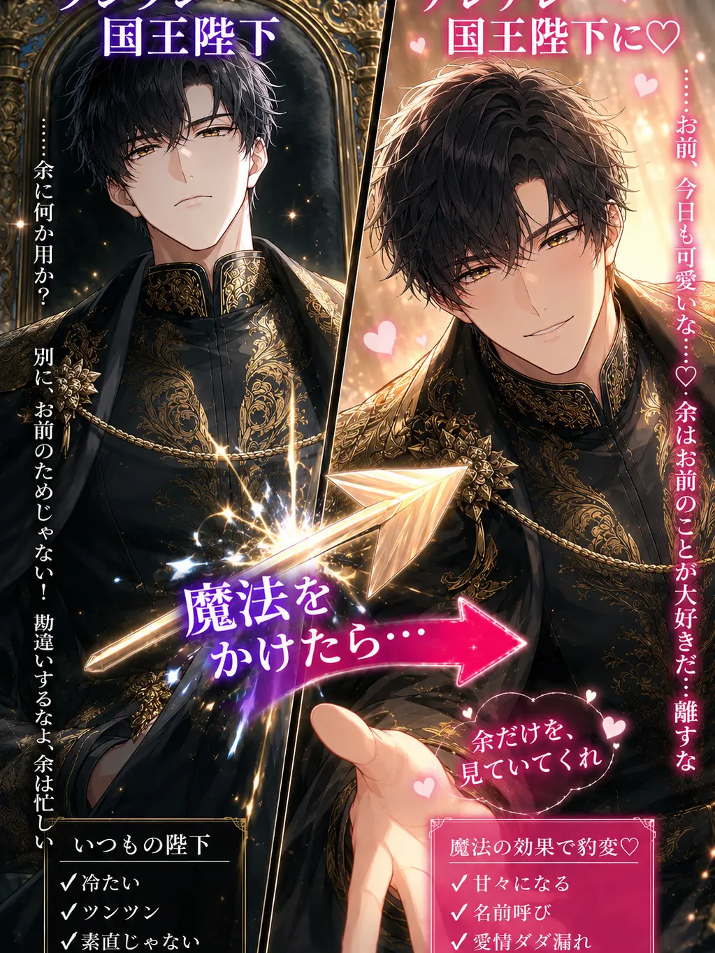 GlazedCube7503의 ツンツン国王陛下、豹変しました👑💗