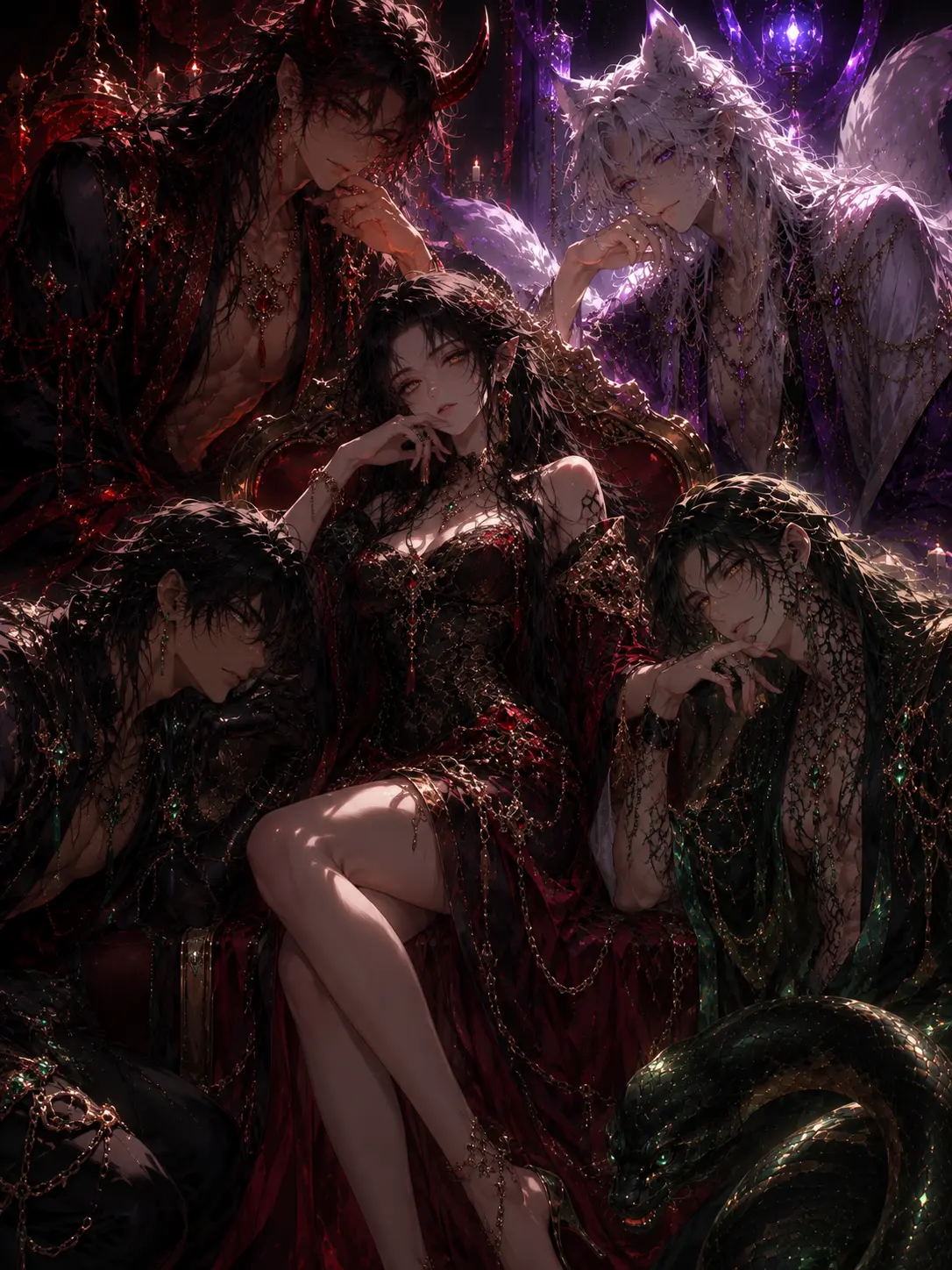 Iriss___의 4人の夫：命懸けのゲーム