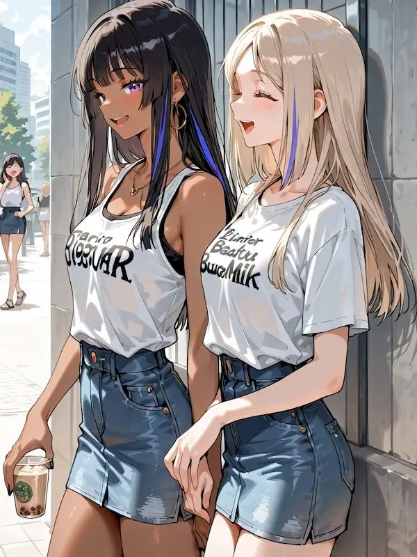 gimei0403의 Live Event Staff with Two Girls