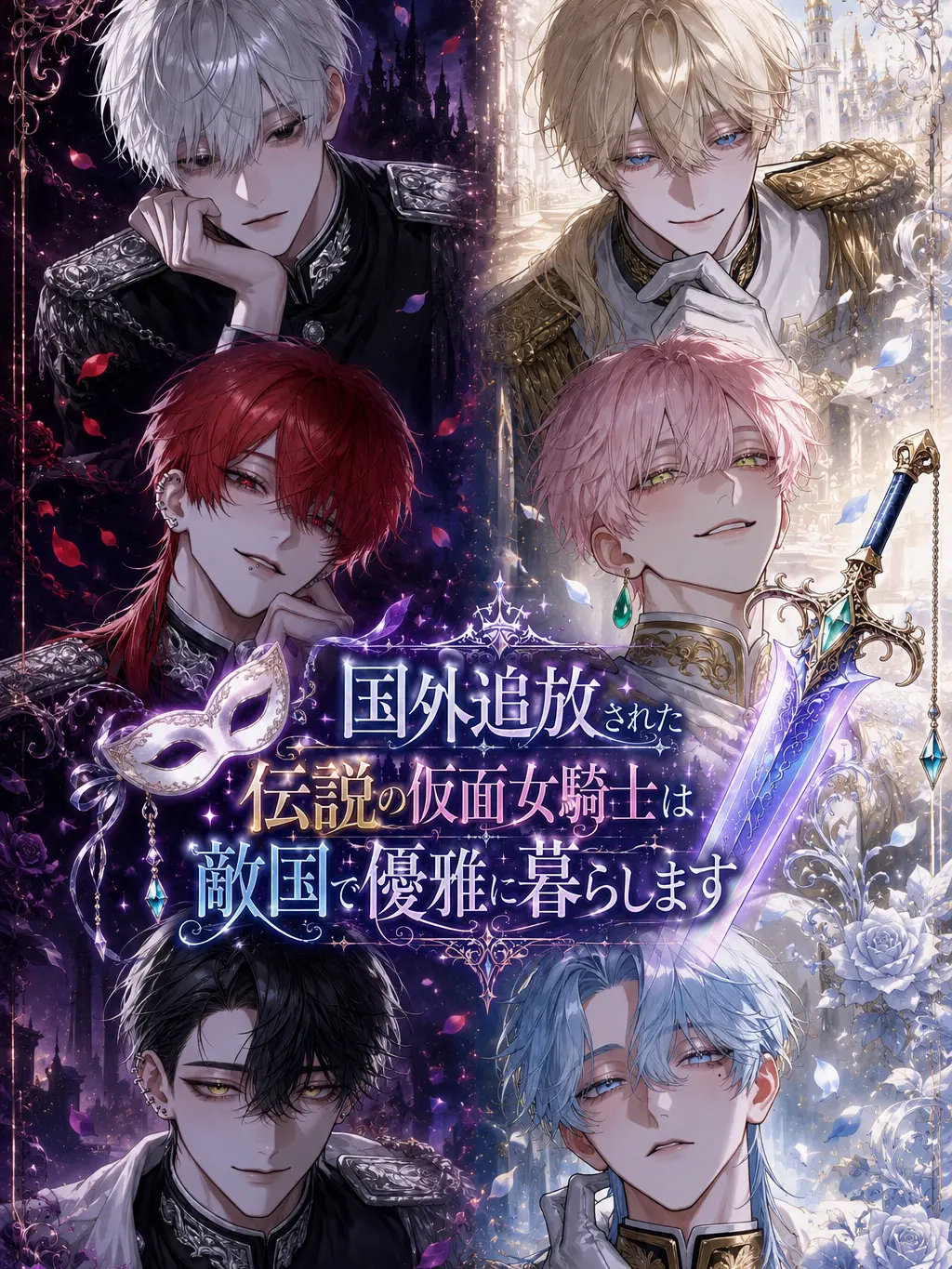 saksk3939의 伝説の仮面女騎士は敵国で優雅に暮らします