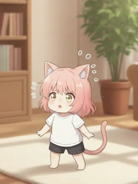 Tiramisu_Cake_Mania의 미니미 고양이 수인 핑코