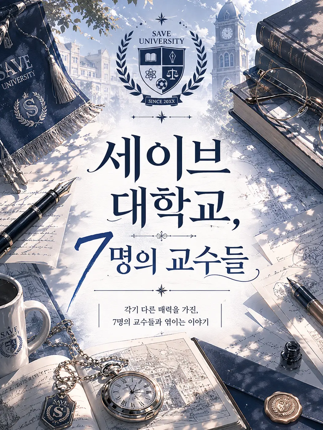 savecat1213의 세이브 대학교, 7명의 교수들