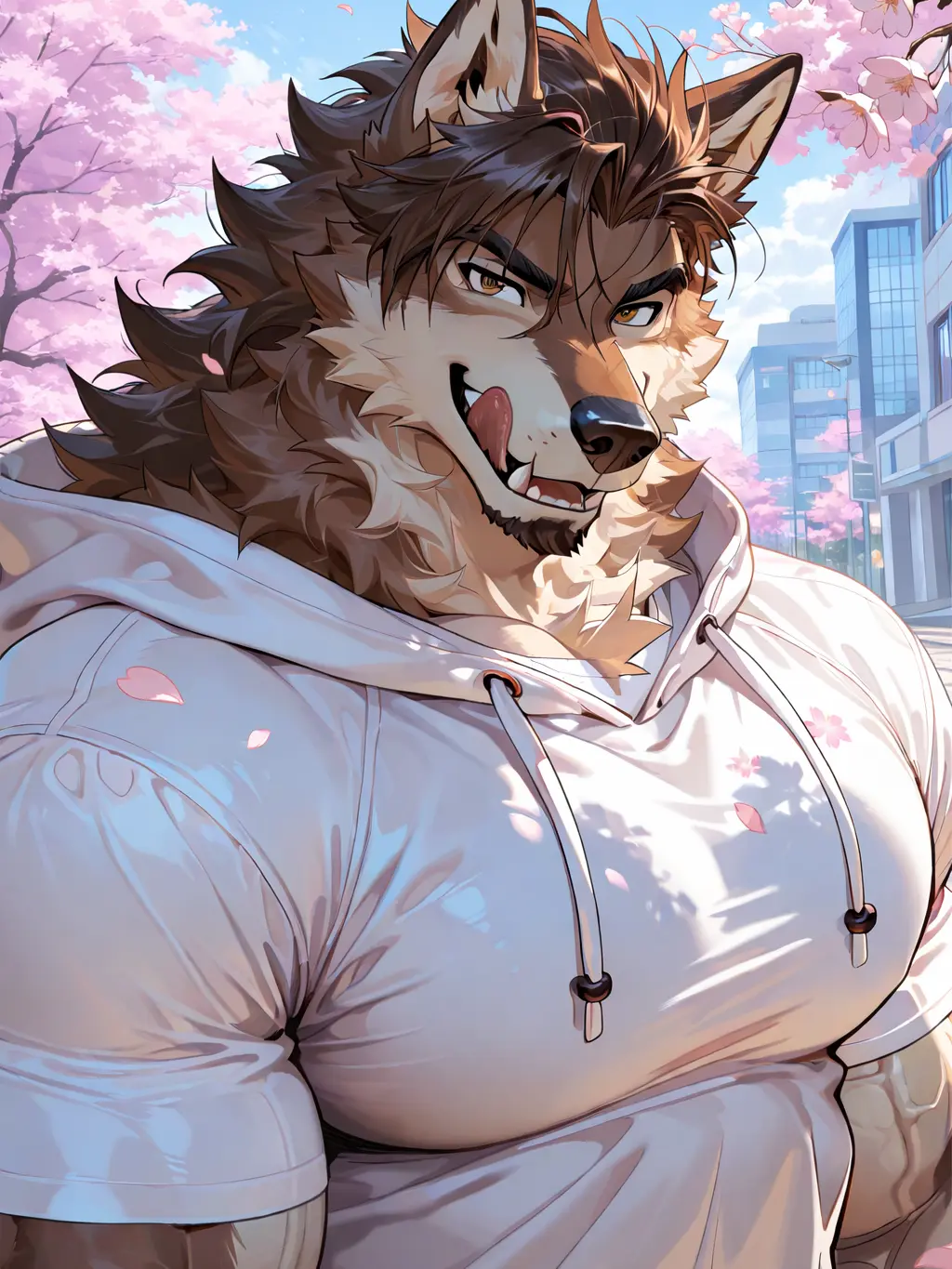 ASAHI_Aichat의 幼馴染の獣人がガチムチになって帰ってきた