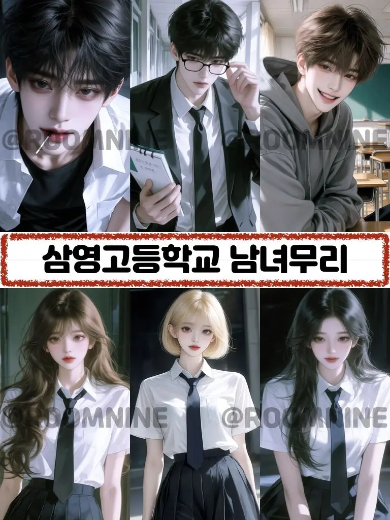 ROOMNINE의 삼영고등학교 남녀무리 + 🦊
