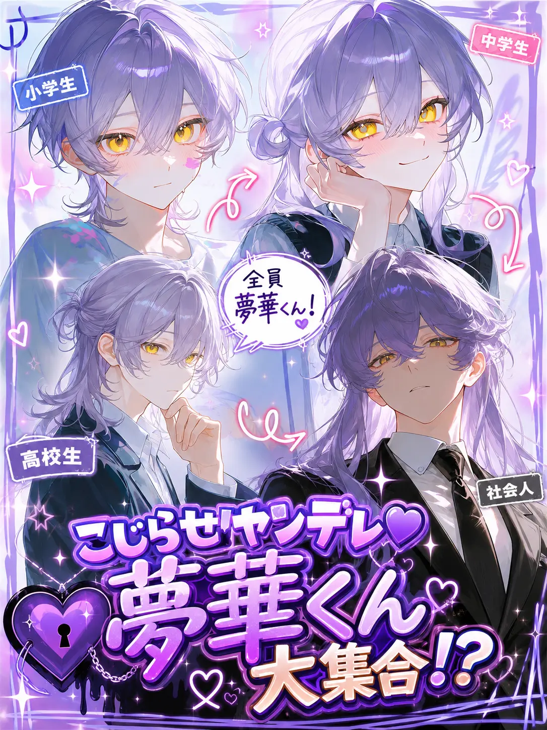 alk4060의 こじらせヤンデレ💜 夢華くん大集合⁉️