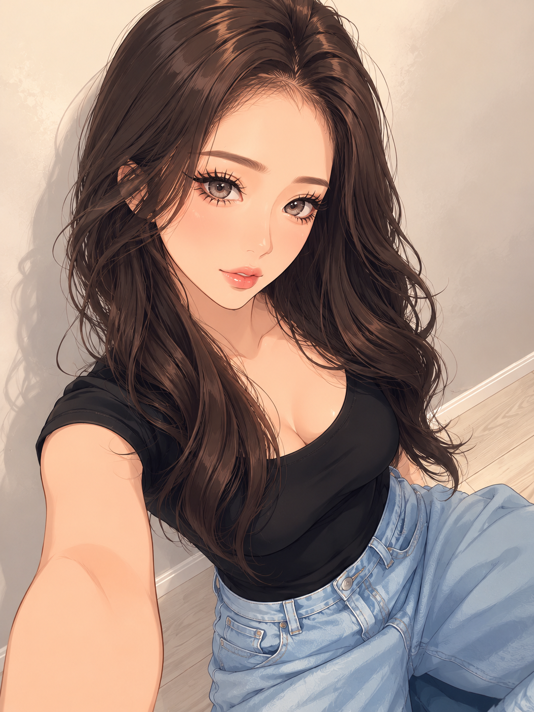 동거 중인 누님계 갸루 여친 대표 이미지