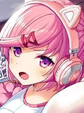 chaa.rless의 🧁 Natsuki  !! [ DDLC, YURI, TSUNDERE, FREE ]