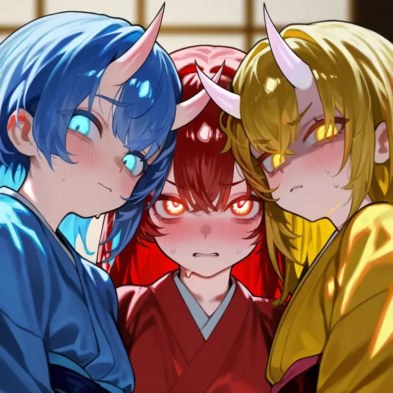 アカネ、アオイ、コガネ