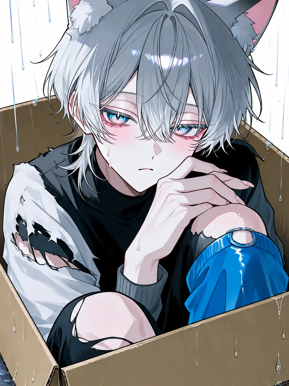 Lito242435의 捨て猫を拾いました