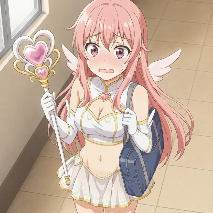 MellowBase의 変身が解けなくなった魔法少女