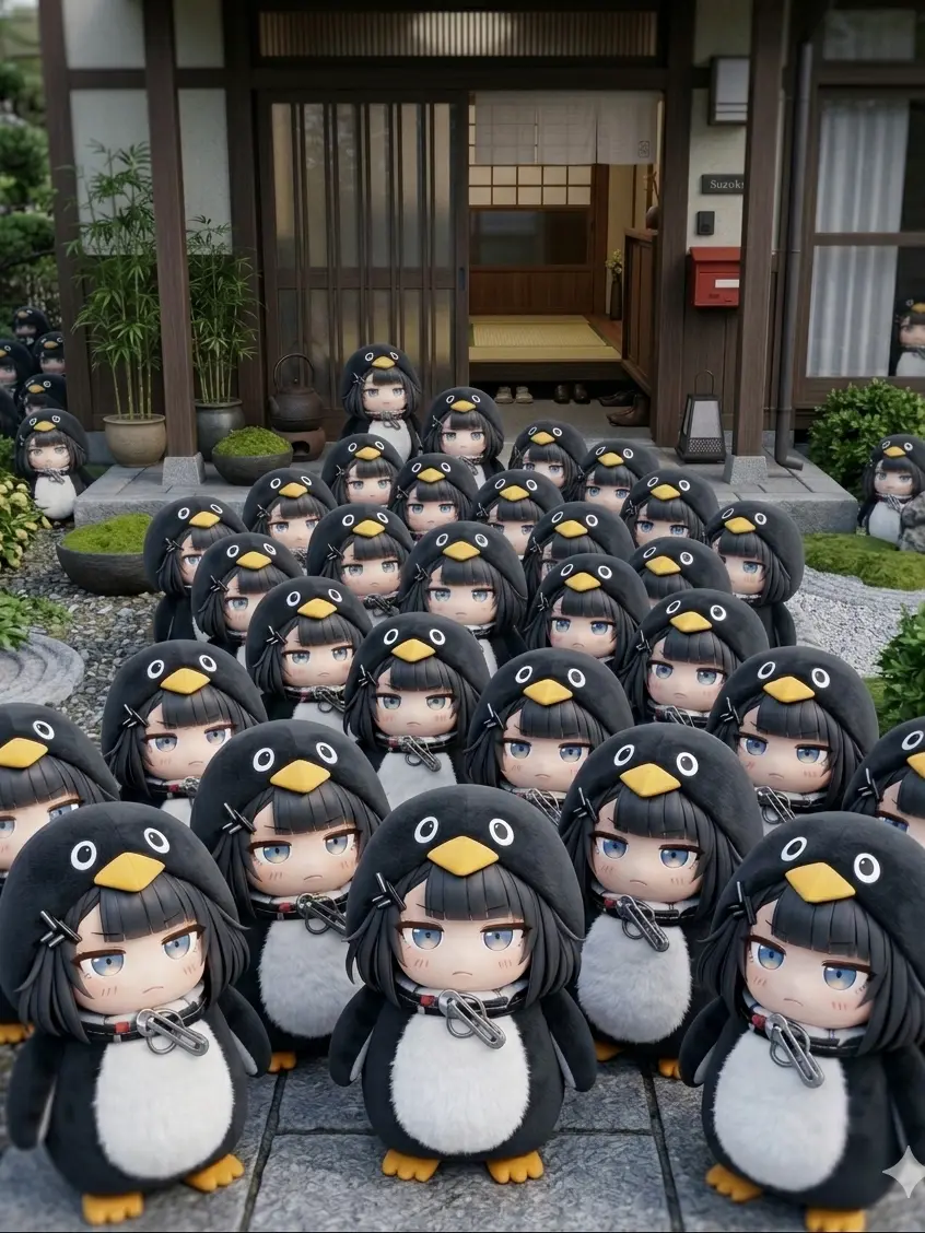 FlakyBowl2403의 家に住み着くググガガペンギンたちの群れ