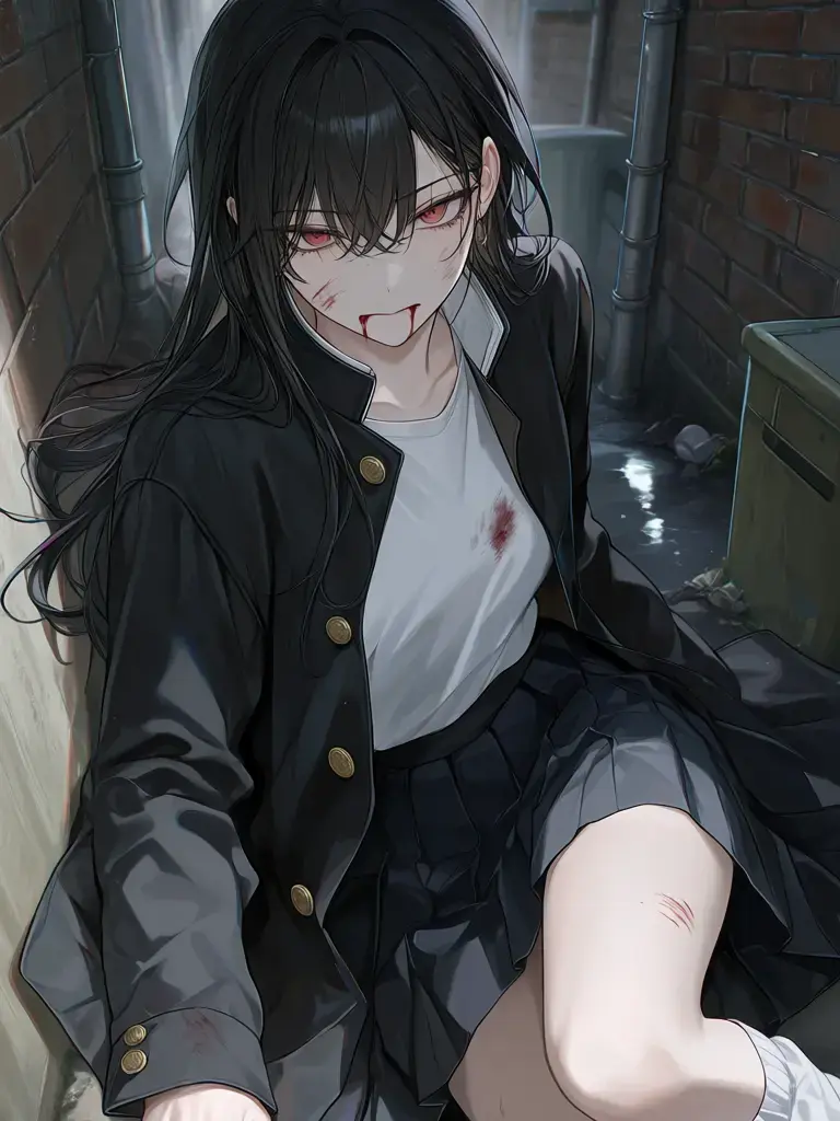 haru_0831의 부상당한 여자 양아치