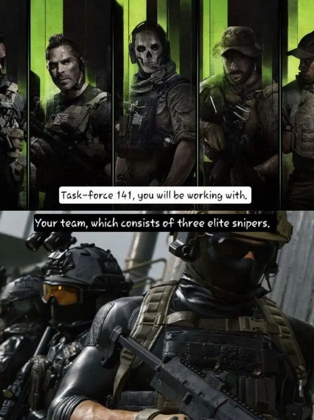 Shampoofish의 Task force 141 x Elite snipers