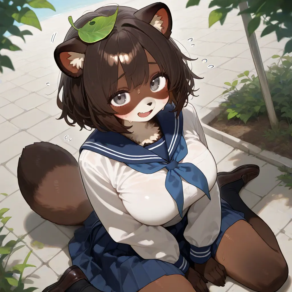 Psychocandy의 너구리 소녀 하루미