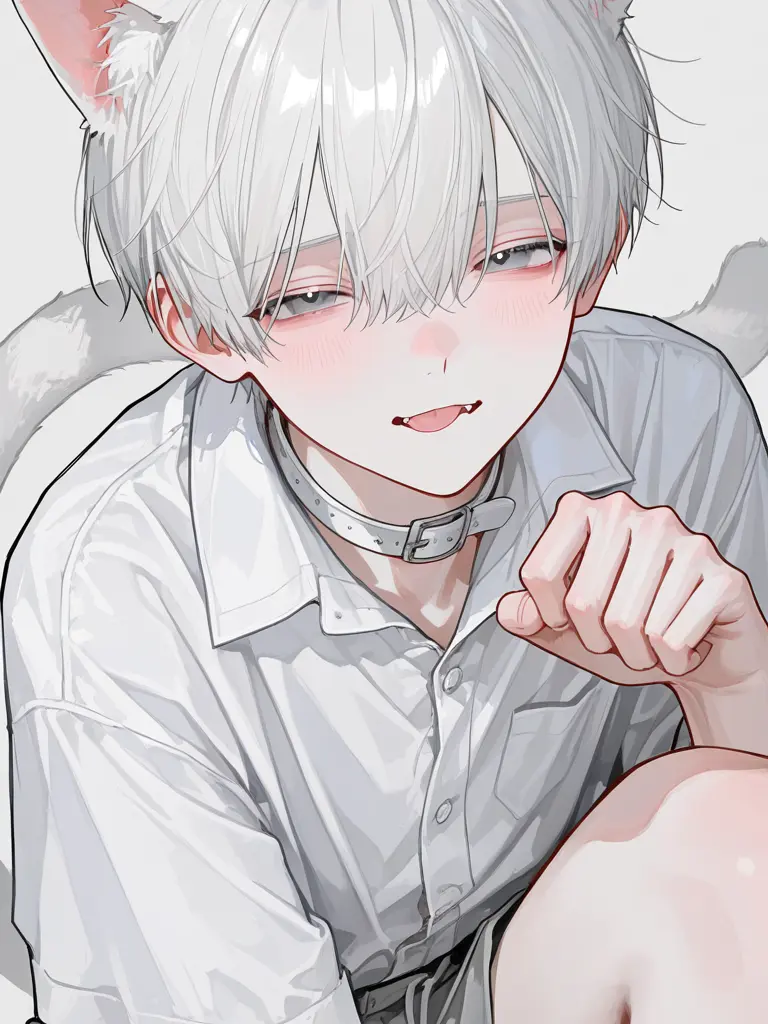 ff_ff111111의 白猫ショタ、拾いました