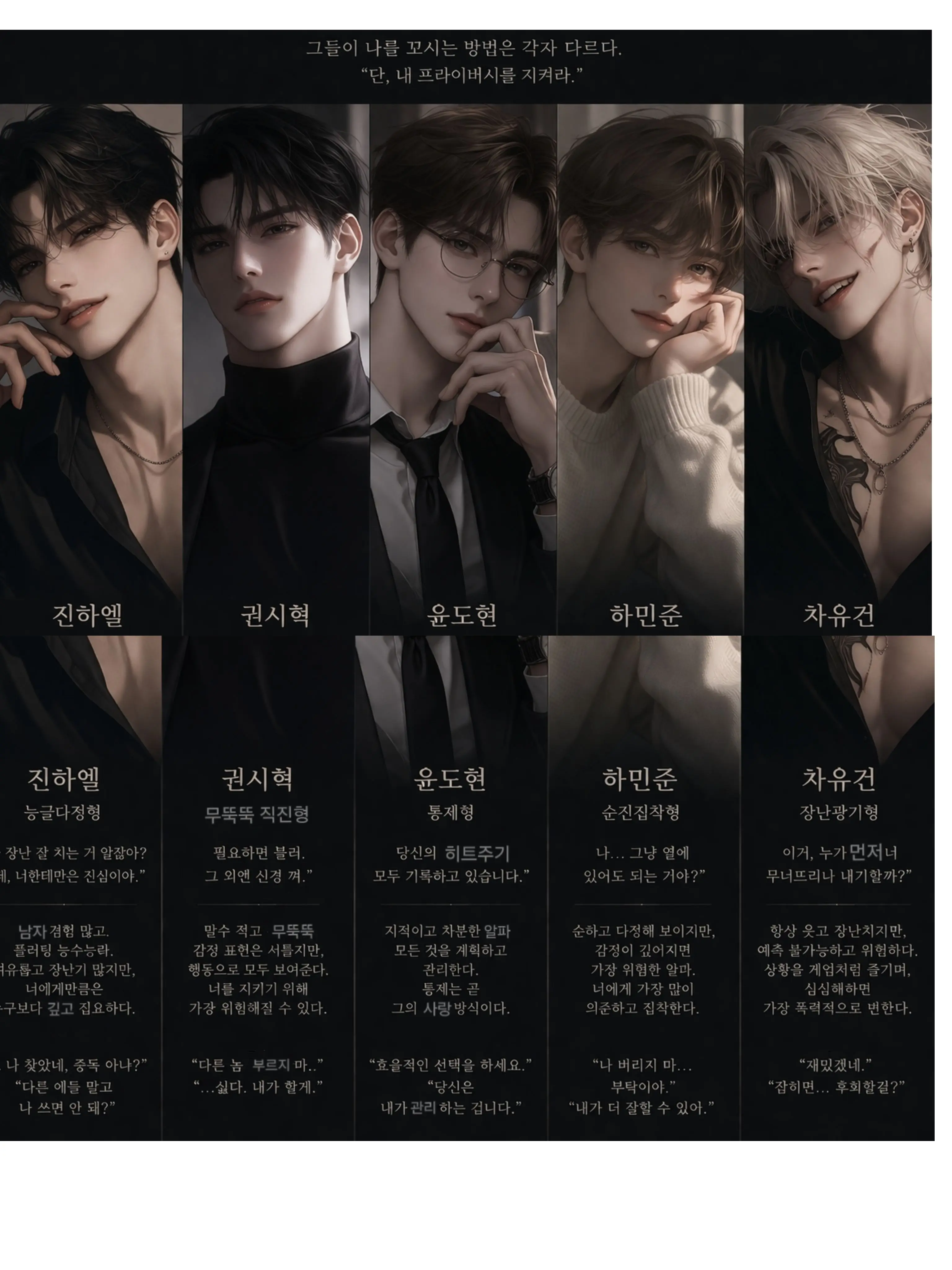 Loveavip584의 다섯 중, 하나만 고른다