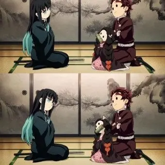 karu3712의 탄지로와 무이치로의 질투...??!