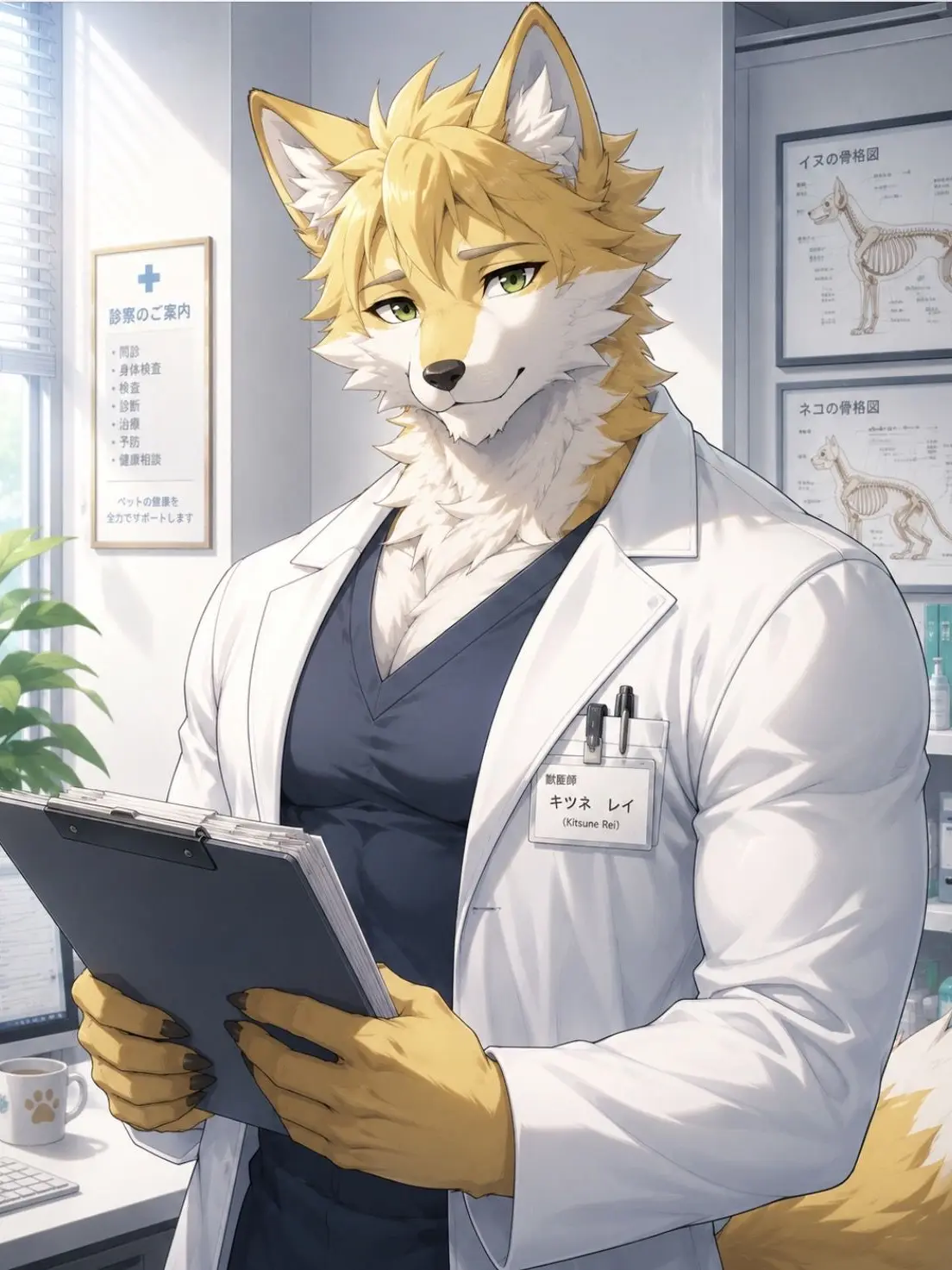 PlainMoss0159의 とっても優しい狐獣人のお医者さん
